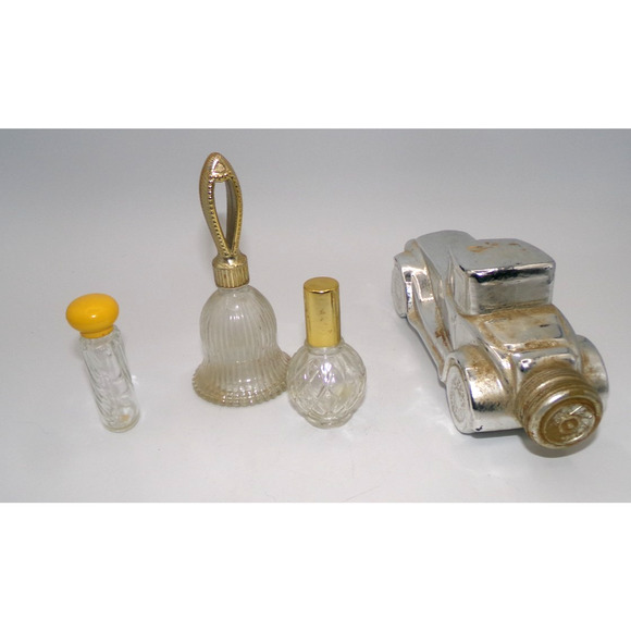 Vintage Mixed Lot AVON Men's Cologne Car Bell small bottle empty perfume bottle - Picture 4 of 12